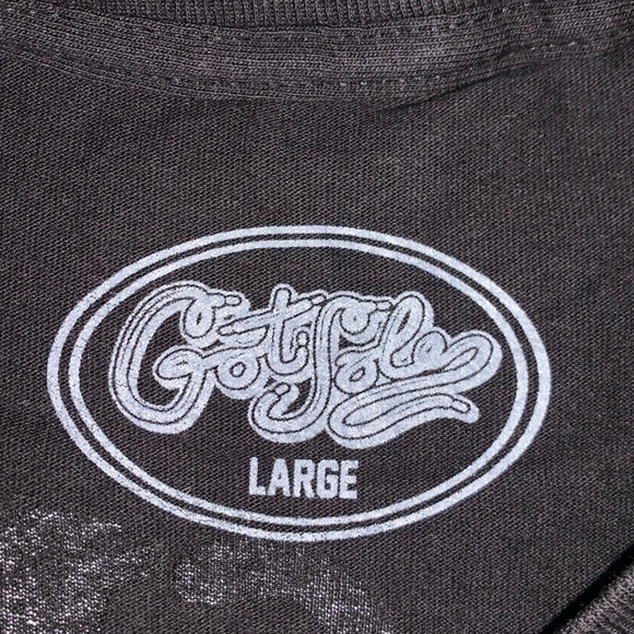 NWT GOT SOLE NY tee shirt size large small black puff print unisex big apple - Picture 4 of 9